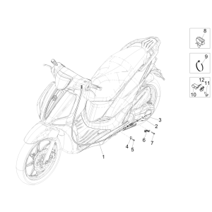 Piaggio Liberty 50 4-Takt-Getriebe (IGET Euro 5)