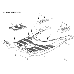 Trittbrett AGM Venom weiß