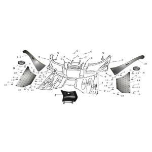 Trittbrett China GT Champagner