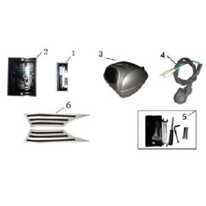 Trittbrett China LX weiß