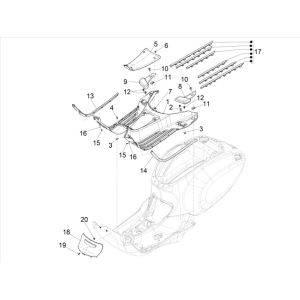 Trittbrett Vespa Elettrica 25/KMH SCH E5 2021 (EMEA)