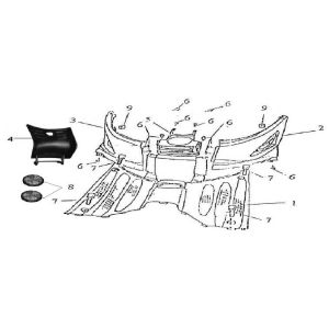 Trittbrett Neco Borsalino 125cc