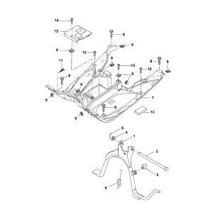 Trittbrett Yamaha Aerox 2-Takt