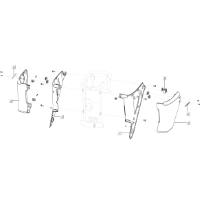 Heckhauben Niu U Series rot