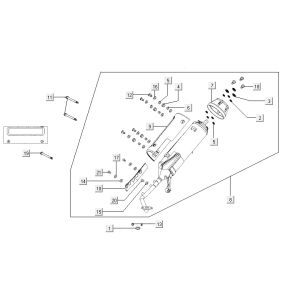 Auspuff AGILITY CITY 16 4T 150
