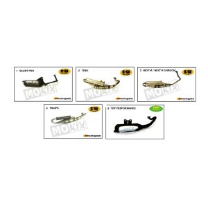 Auspuff Generic Cracker blau 2010 2-Takt