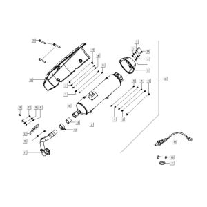 Auspuff Kymco Gti 300i