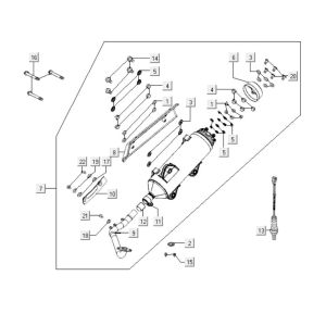 Auspuff Kymco People S 300i