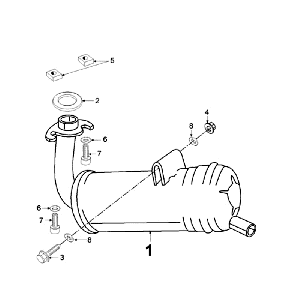 Auspuff Peugeot Vogue Schwarz