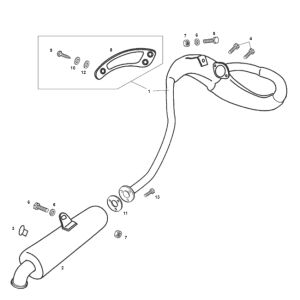 Auspuff SENDA R X-TREME 2007 E2 3ED