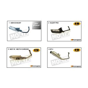 Auspuff Turbo Cx-50 4-Takt