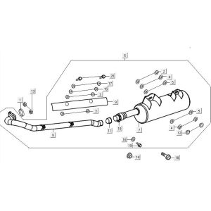 Auspufftopf Kymco MXU 300R