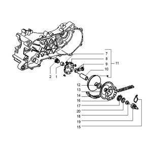 Variomatik- Keilriemen Gilera Runner 98-2005 2-Takt