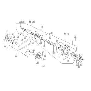 Variomatik-Kupplung AGILITY CITY 16 4T 150
