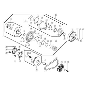 Variomatik - Kupplung Kymco Myroad 700i