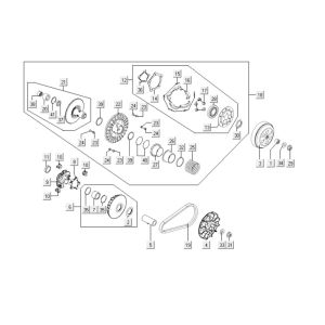 Variomatik - Kupplung Kymco Xciting 500i