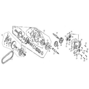 Variomatik Teile Santini Firenze 125cc