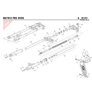 Federung 2 Rieju Rs2 pro grün 2009 2-Takt