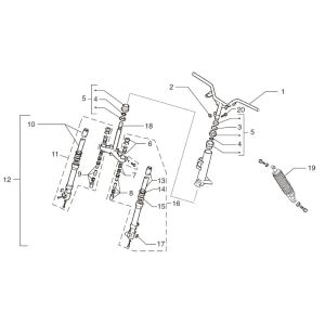 Federung Beta Ark-K AC schwarz 2008 2-Takt