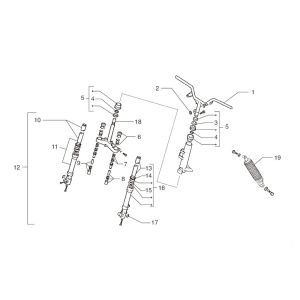 Federung Beta Ark-K LC Silber 2004 2-Takt
