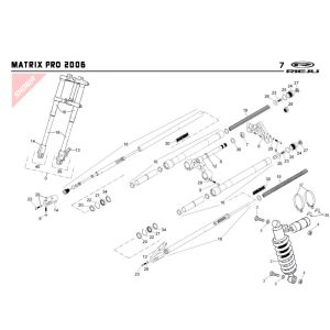 Federung Rieju Rs2 pro orange 2009 2-Takt