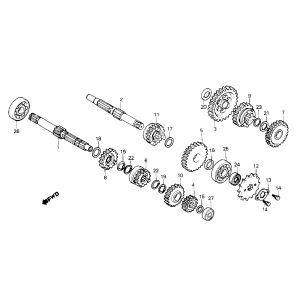 Beschleunigung Honda MB/MT/MTX 50