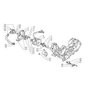 Schwungrad Beta Ark-K LC blau 2004 2-Takt