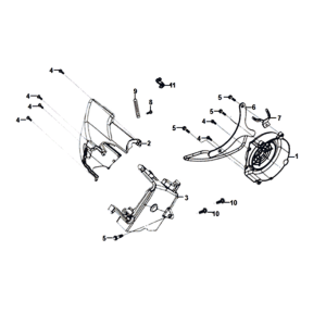 Schwungradabdeckung Sym Symphony ST 125I E4