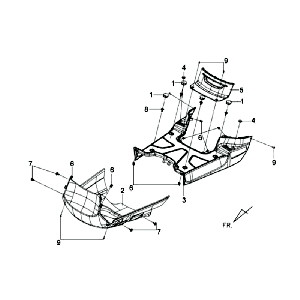 Sym Tonik (WH8018P) weiße Fußplatte