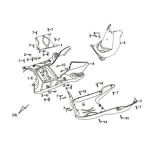Sym XPRO 50 E4 Grundplatte