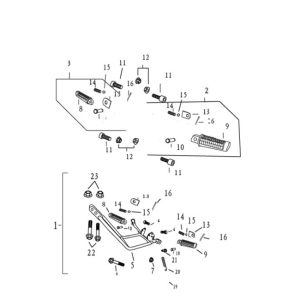 Fußstützen Agm Caferacer