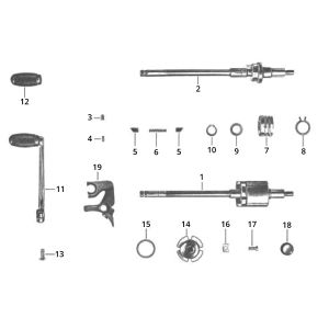 Zundapp GTS 50 517-390L Lenkung