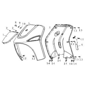 Vorderkappe-Beinschild AGM Fashion beige