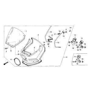 Honda MB50/MB80 Frontverkleidung
