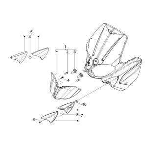 Frontscheinwerfer - Blinker Gilera Runner 50 SP 2010-2017