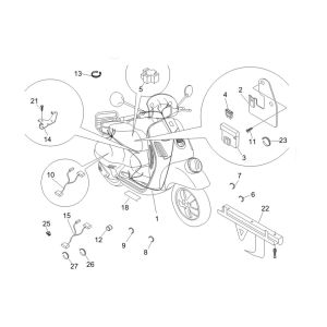 Hauptkabel Gruppe Vespa GTV 250 4T 4V IE