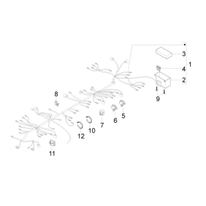 Hauptleitungsgruppe Gilera Runner 50 SP 2010-2017