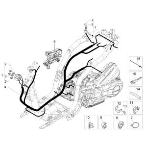 Hauptkabelgruppe Piaggio Liberty 50 4-Takt-( IGET Euro 5)