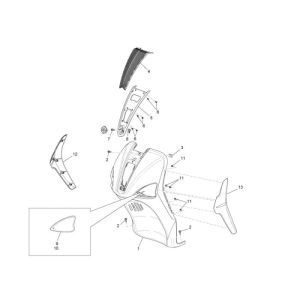 Vorne vorne Piaggio Liberty 4-Takt