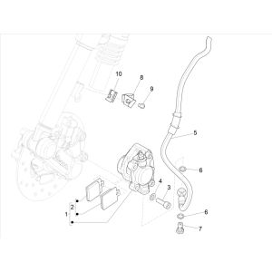 Vorderradbremse Vespa Elettrica 25/MH SCH E5 2021 (EMEA)