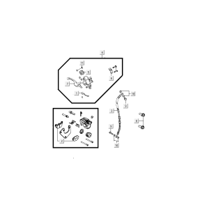 Vorderradbremse Kymco Agility Delivery 4-Takt euro4 weiß