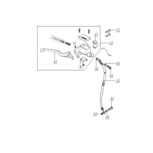 Vorderradbremse Kymco Agility Fat 12' 4-Takt sportlich rot