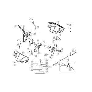 Vorderradbremse Kymco Carry 4-Takt schwarz