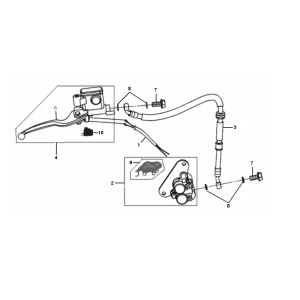 Vorderradbremse Sym Jet Euro-X 2-Takt