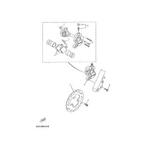 Vorderradbremse Yamaha Neos 4-Takt (nach 2008)