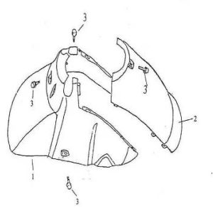 Kotflügel vorne China GT Champagner