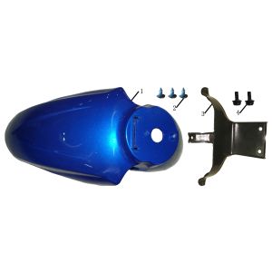 Kotflügel vorne China Touring rot