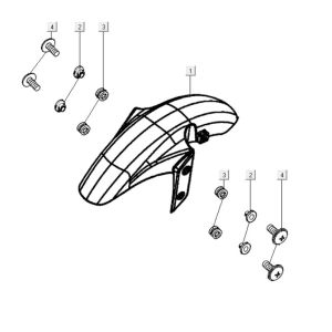 Kotflügel vorne Kymco K-Pipe 125cc