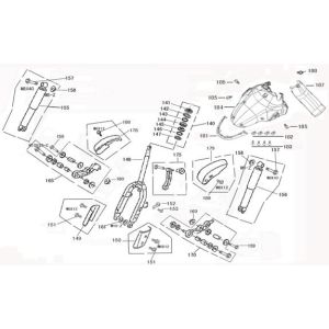 Vordergabel-Kotflügel BTC Legend anthrazit matt