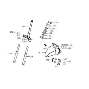 Gabel-Kotflügel Vom Riva Sport rot